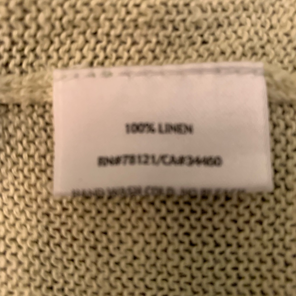 Eileen Fisher Linen Lightweight Sweater - Picture 4 of 4